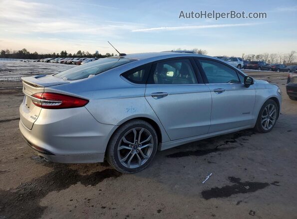 3FA6P0LU8HR285441 2017 FORD FUSION Silver Rear right