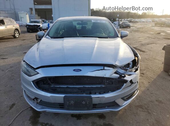 3FA6P0LU8HR285441 2017 FORD FUSION Silver Front view