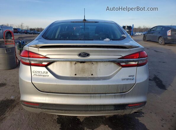 3FA6P0LU8HR285441 2017 FORD FUSION Silver Rear view