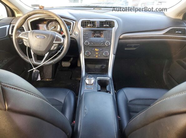 3FA6P0LU8HR285441 2017 FORD FUSION Silver Dashboard view