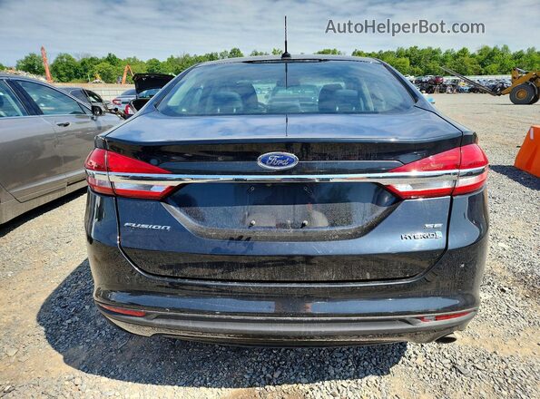 3FA6P0LU8JR152622 2018 FORD FUSION Black Հետևի տեսք