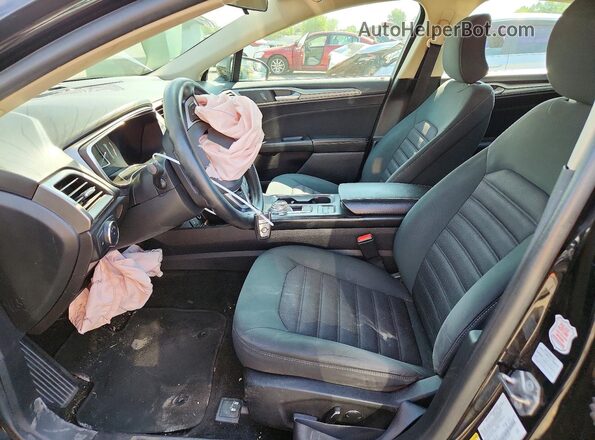 3FA6P0LU8JR152622 2018 FORD FUSION Black Սալոնի դիմացի տեսք