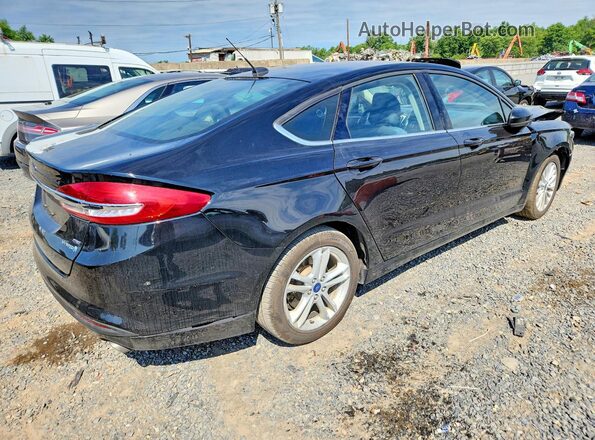 3FA6P0LU8JR152622 2018 FORD FUSION Black Հետևի աջ