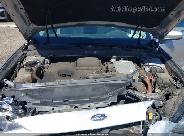 3FA6P0LU8JR243454 2018 FORD FUSION HYBRID Gray Rear view