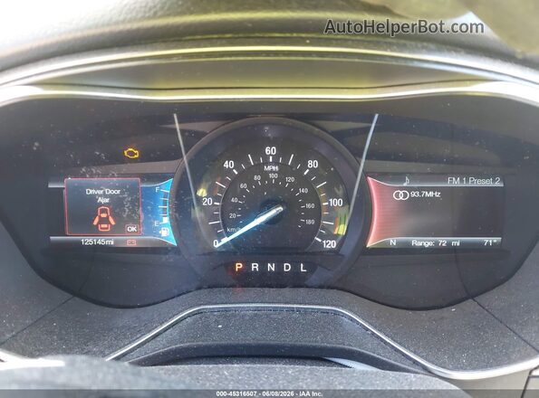 3FA6P0LU8JR243454 2018 FORD FUSION HYBRID Gray Rear seats view