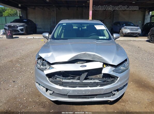 3FA6P0LU8JR243454 2018 FORD FUSION HYBRID Gray Instrument cluster view