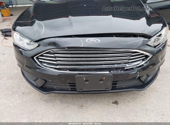 3FA6P0LU8JR248332 2018 FORD FUSION HYBRID Black Դիմացի տեսք