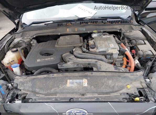3FA6P0LU8JR248332 2018 FORD FUSION HYBRID Black Հետևի տեսք