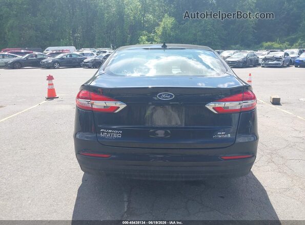 3FA6P0LU8KR258148 2019 FORD FUSION HYBRID Black 