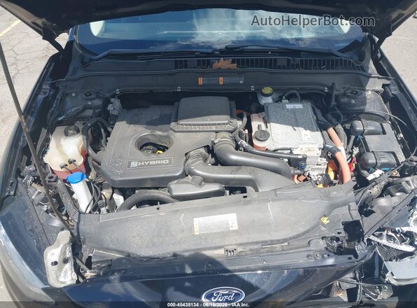 3FA6P0LU8KR258148 2019 FORD FUSION HYBRID Black Հետևի տեսք