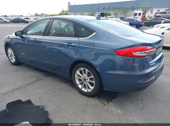 3FA6P0LU8KR274656 2019 FORD FUSION HYBRID Blue 