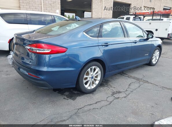 3FA6P0LU8KR274656 2019 FORD FUSION HYBRID Blue 