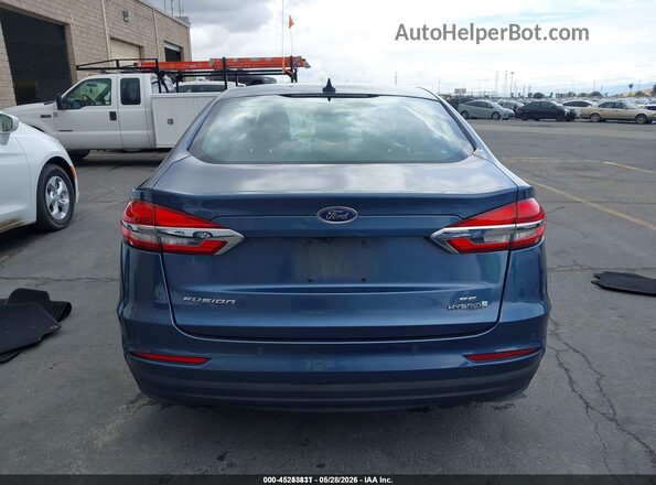 3FA6P0LU8KR274656 2019 FORD FUSION HYBRID Blue 