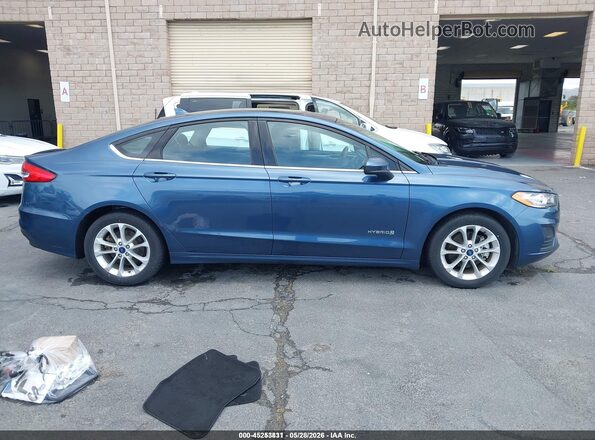 3FA6P0LU8KR274656 2019 FORD FUSION HYBRID Blue 