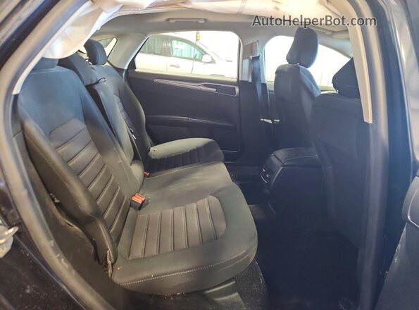 3FA6P0LU8LR159122 2020 FORD FUSION Charcoal Rear seats view