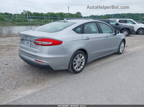 3FA6P0LU8LR197028 2020 FORD FUSION Silver Trasero derecho