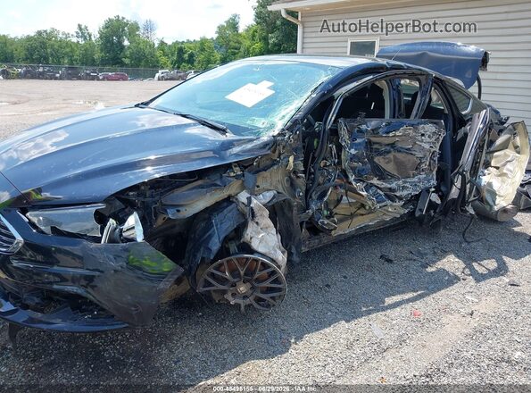 3FA6P0LU9HR235146 2017 FORD FUSION HYBRID Black Widok z przodu