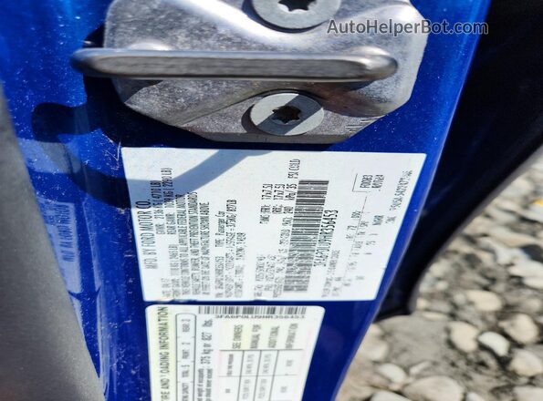 3FA6P0LU9HR356453 2017 FORD FUSION Синий Вид подкапотного пространства