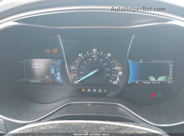 3FA6P0LU9HR387184 2017 FORD FUSION HYBRID Silver უკანა სავარძლების ხედი