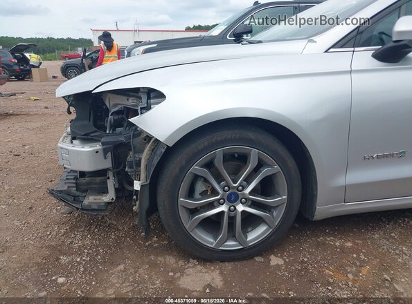 3FA6P0LU9HR387184 2017 FORD FUSION HYBRID Silver 