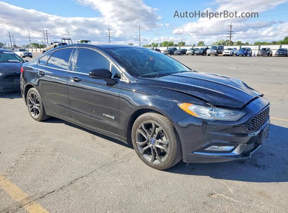 3FA6P0LU9JR136624 2018 FORD FUSION Black 