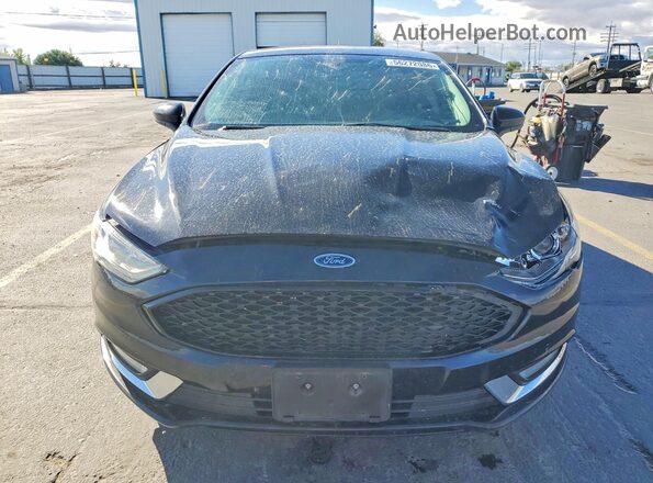 3FA6P0LU9JR136624 2018 FORD FUSION Black 