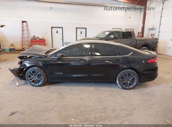 3FA6P0LU9JR180350 2018 FORD FUSION HYBRID Black 360 interior view