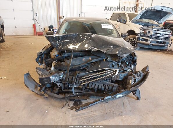 3FA6P0LU9JR180350 2018 FORD FUSION HYBRID Black Front view
