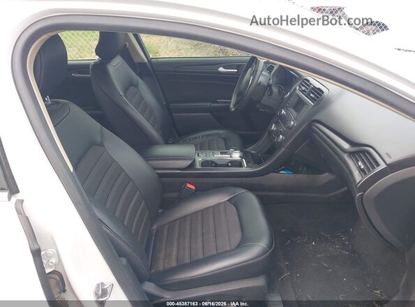 3FA6P0LU9JR248694 2018 FORD FUSION HYBRID Белый Вид салона спереди