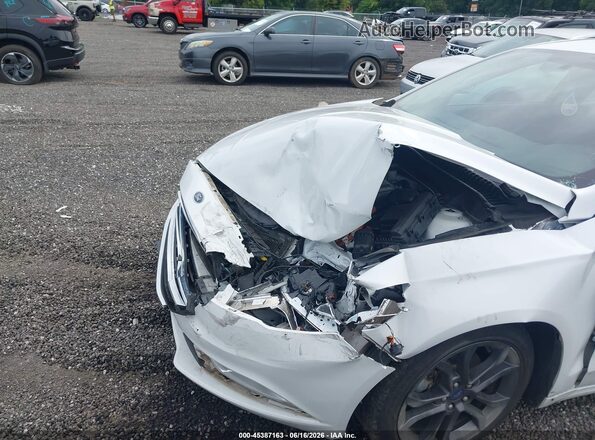 3FA6P0LU9JR248694 2018 FORD FUSION HYBRID Белый Вид спереди