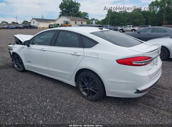 3FA6P0LU9JR248694 2018 FORD FUSION HYBRID Белый Задняя левая четверть