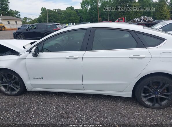 3FA6P0LU9JR248694 2018 FORD FUSION HYBRID Белый Панорамный вид салона 360°