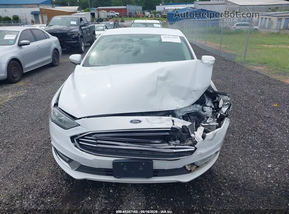 3FA6P0LU9JR248694 2018 FORD FUSION HYBRID Белый Вид щитка приборов