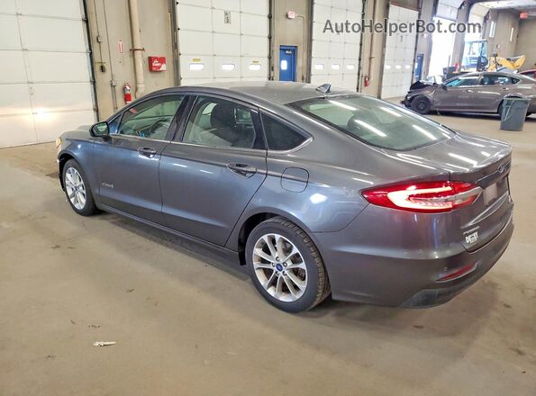 3FA6P0LU9KR174467 2019 FORD FUSION Gray Rear left