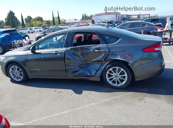 3FA6P0LU9KR208827 2019 FORD FUSION HYBRID Серый Панорамный вид салона 360°