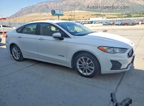 3FA6P0LU9KR265447 2019 FORD FUSION White Przód prawy