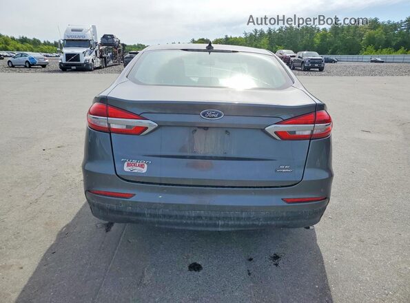 3FA6P0LU9LR100810 2020 FORD FUSION Gray Вид ззаду