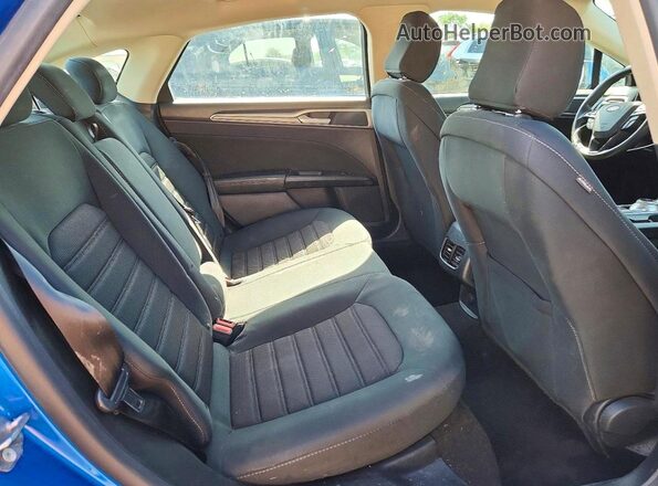 3FA6P0LU9LR162661 2020 FORD FUSION Blue Vista de los asientos traseros