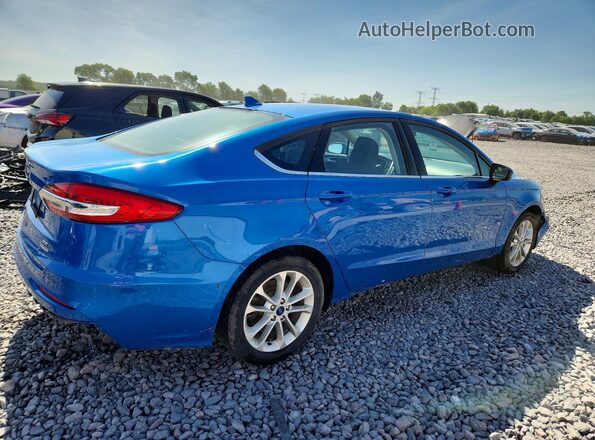 3FA6P0LU9LR162661 2020 FORD FUSION Blue Trasero derecho