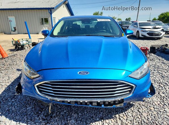 3FA6P0LU9LR162661 2020 FORD FUSION Blue Vista frontal