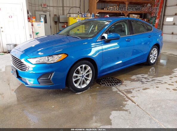 3FA6P0LU9LR201426 2020 FORD FUSION Blue Vista tres cuartos delantera izquierda