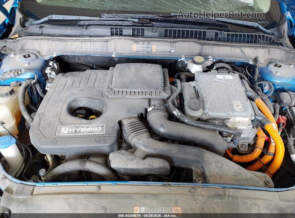 3FA6P0LU9LR201426 2020 FORD FUSION Blue Vista trasera