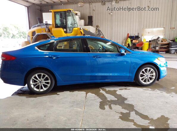 3FA6P0LU9LR201426 2020 FORD FUSION Blue 