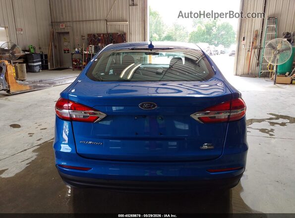 3FA6P0LU9LR201426 2020 FORD FUSION Blue 