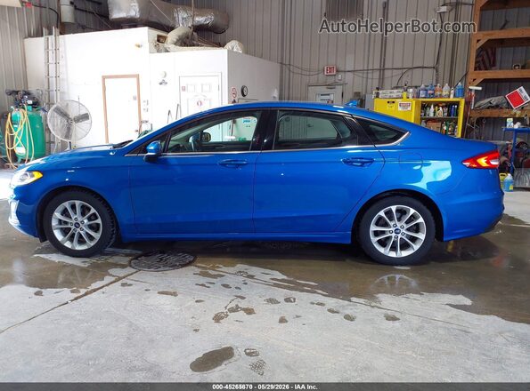 3FA6P0LU9LR201426 2020 FORD FUSION Blue 