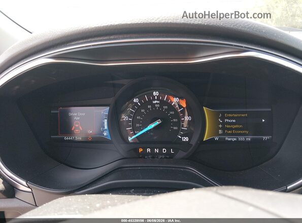 3FA6P0LU9LR236287 2020 FORD FUSION Серый Вид задних сидений