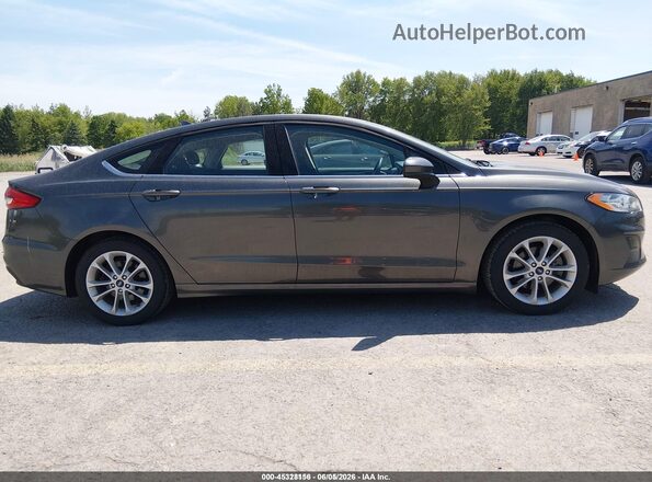 3FA6P0LU9LR236287 2020 FORD FUSION Серый Вид задней части салона