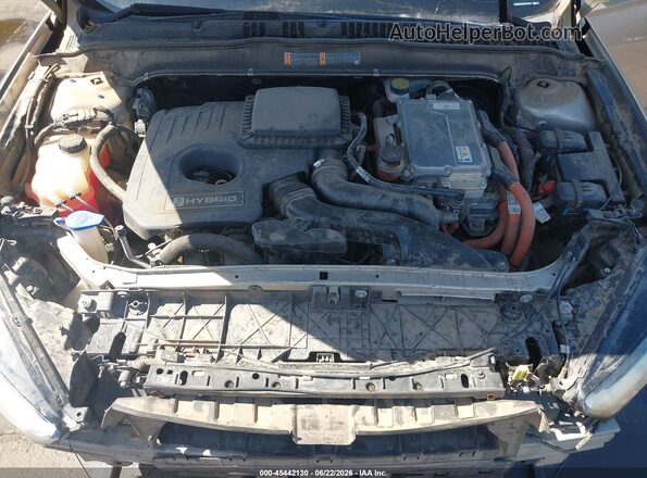 3FA6P0LUXGR187347 2016 FORD FUSION HYBRID Beige Vista trasera