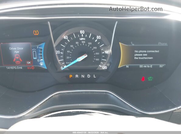 3FA6P0LUXGR187347 2016 FORD FUSION HYBRID Beige Vista de los asientos traseros