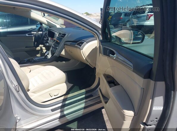 3FA6P0LUXGR187347 2016 FORD FUSION HYBRID Beige Vista interior delantera
